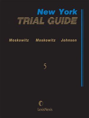 cover image of New York Trial Guide